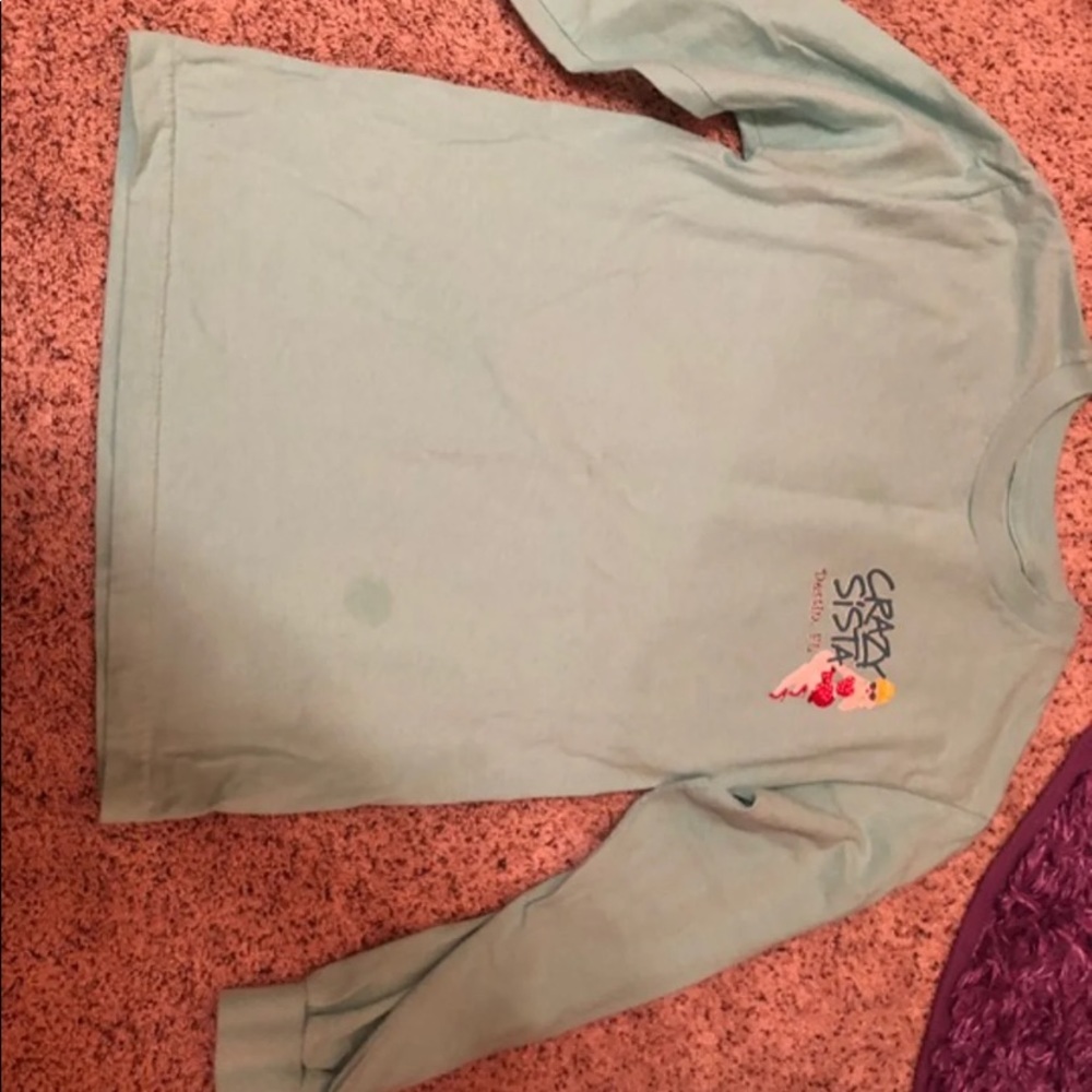 Teal Crazy Sista Long Sleeve